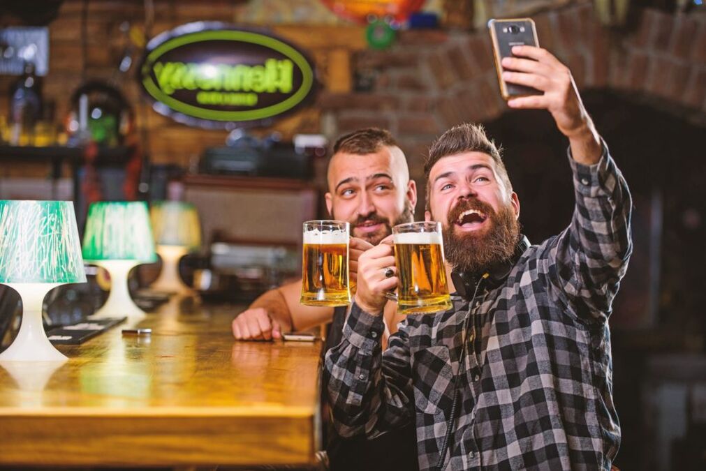 Men drink beer how to stop
