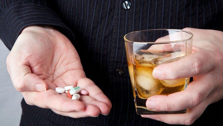 Tolerance of taking antibiotics and alcohol