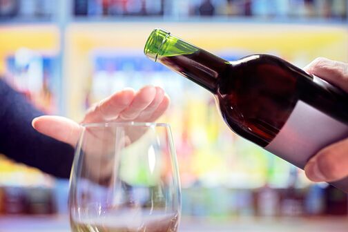 Rejection of alcohol