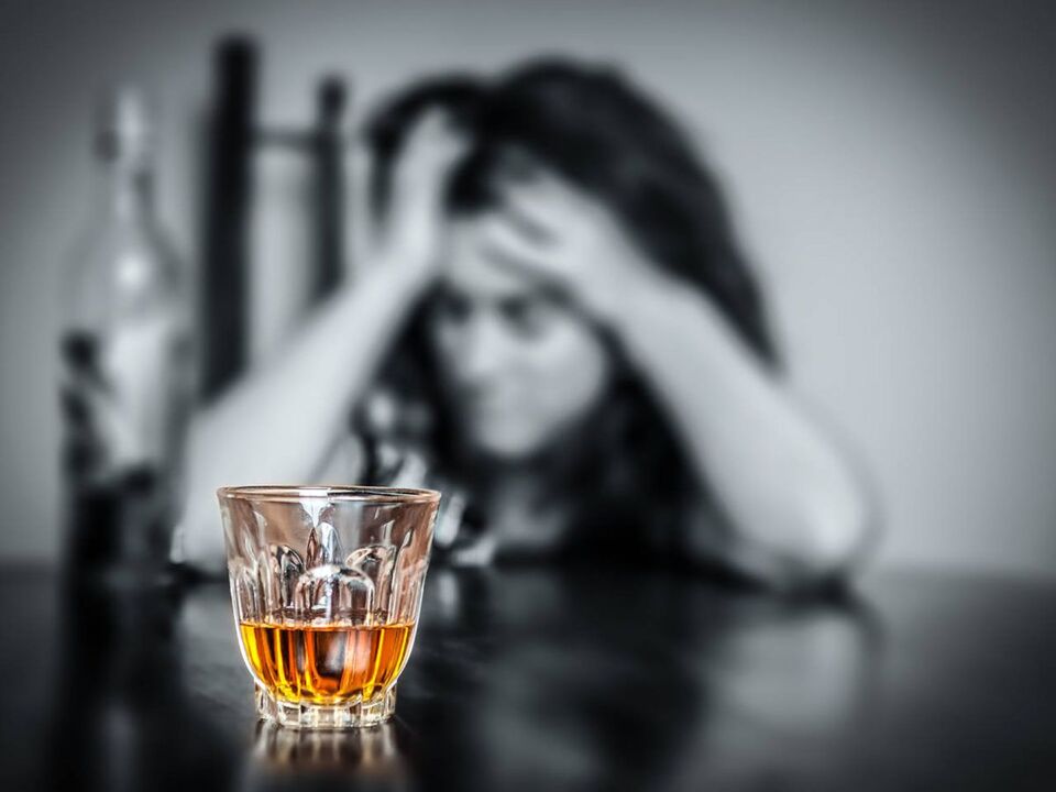 Constant stress drives a woman to drink alcohol